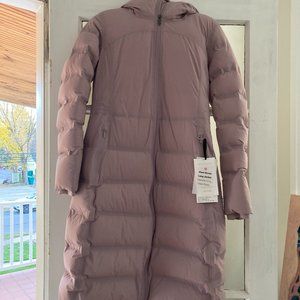 Lululemon NWT Street Sleet Long Jacket, Lilac, 6